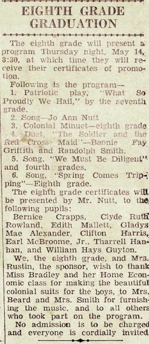 OR 8thGrad Announ1942